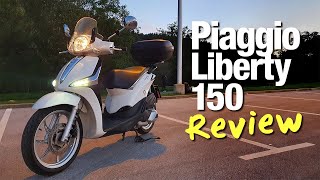 Piaggio Liberty 150cc Scooter Review [upl. by Raney572]