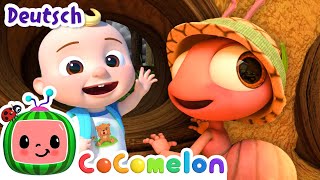 Das Ameisen Lied  CoComelon  JJs Animal Time Deutsch  Cartoons und Kinderlieder [upl. by Naahsar]