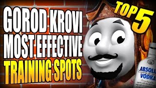 quotGOROD KROVIquot  TOP 5 TRAINING SPOTS  Zombies Solo Guide Strategy [upl. by Corissa230]