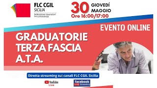 Scuola aggiornamento graduatorie terza fascia Ata requisiti e domanda [upl. by Josephina988]