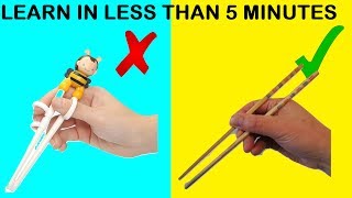 How To Use Chopsticks Immediately  Easily Explained [upl. by Nameerf]