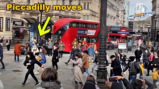 Piccadilly Circus to Soho London Walking Tour [upl. by Aislehc]