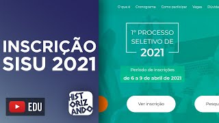 COMO SE INSCREVER NO SISU  PASSO A PASSO P FAZER A INSCRIÇÃO DO SISU  FAÇA A INSCRIÇÃO COMIGO [upl. by Alleynad]