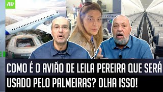 quotOLHA como é o AVIÃO da Leila Pereira gente O Palmeirasquot IMAGENS INÉDITAS IMPRESSIONAM [upl. by Lisk]