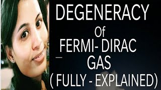 BSc Degeneracy of Fermi Dirac Gas  its derivation  STATISTICAL PHYSICS [upl. by Nrublim]