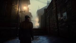 Vampyr  Alleyway Music Ambiance rain music animals [upl. by Aneda]