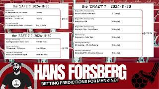 Betting Slips Predictions 20241130 slips betting today soccer prediction [upl. by Tris]