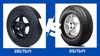 Tire Size 20575r14 vs 21575r14 [upl. by Allebram515]