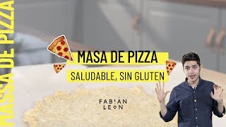 Masa de pizza SIN gluten  Base de pizza de coliflor 😱 [upl. by Bondon]