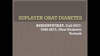 TERLARIS Call 087770986673 Obat Diabetes Di Apotik Yang Bagus [upl. by Saied919]