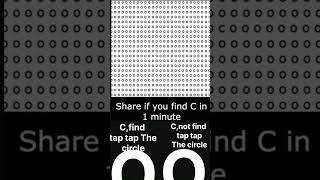 Find C tap tap the circle [upl. by Alexei643]