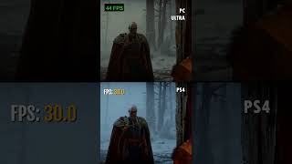 PS4 looks good vs ULTRA PC  God of War Ragnarök [upl. by Anelagna]