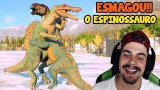 IGUANODON O DINOSSAURO MAIS FORTE DO MUNDO  React  Jurassic World Evolution 2 [upl. by Enaoj]