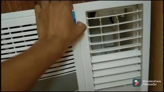 how to open window AC front panel 😃 [upl. by Hteik]