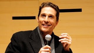 Matthew McConaughey Talks True Detective [upl. by Elocon]