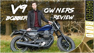 Moto Guzzi V9 Bobber Owners Review [upl. by Zeeba319]