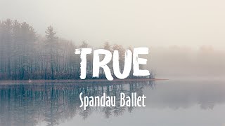 True  Spandau Ballet Lyrics [upl. by Nahtnamas]