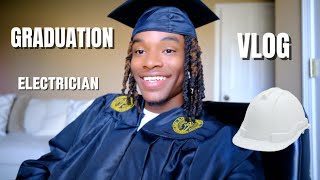 ELECTRICIAN APPRENTICE GRADUATES COLLEGE ☆ VLOG [upl. by Hemingway]