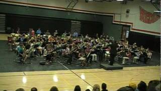 Southeast Iowa Jr High Mass Band performs An English Celebration by James Swearingen [upl. by Magulac]