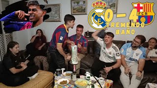 PALIZA del BARCELONA en EL CLÁSICO🤯  REACCIONANDO al REAL MADRID 04 FC BARCELONA  El Clásico 2024 [upl. by Lennad]