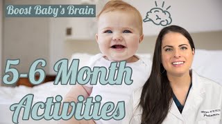 HOW TO PLAY WITH 56 MONTH OLD BABY ACTIVITIES FOR MONTHS FIVE amp SIX 12 TIPS FOR BRAIN DEVELOPMENT [upl. by Atiraj751]