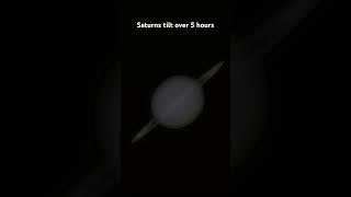 Saturn through telescope for a five hour Timelapse [upl. by Pedrick]