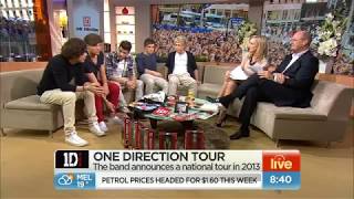 One Direction full Australian interview in 2012  Vintage Sunrise [upl. by Shiff]