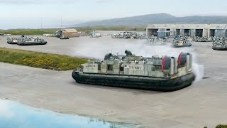 Inside US Navy Facility Repairing Massive Drifting Hovercrafts [upl. by Anawak922]