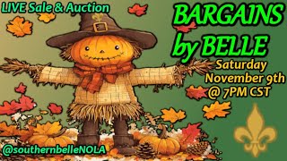 Sale Auction  BARGAINS BY BELLE  Counting down until Christmas  Come shop chat amp bid [upl. by Imaon]