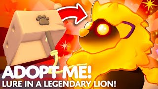 How To Lure A LEGENDARY LION In Adopt Me [upl. by Nashner]