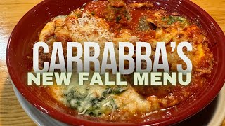 Carrabbas New Fall Menu is Amazing [upl. by Ellenuahs876]