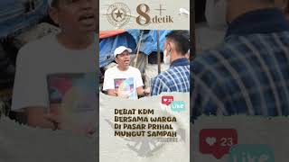 Debat KDM Bersama Warga di Pasar Soal mungut sampah short shorts dedimulyadi [upl. by Stanwinn]