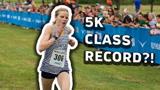 Elizabeth Leachman Runs 1630 5k For Sophomore Class RECORD [upl. by Annaig49]