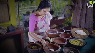 A Traditional Dish of Kerala  ചട്ടി ചോറ്  കരിമീൻ പൊള്ളിച്ചത്  Kerala Lifestyle  Village Kitchen [upl. by Nilats]