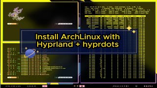 Install Arch linux with hyprland hyprdots step by step in 12 minutes [upl. by Charmain]