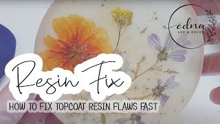 How to fix topcoat resin flaws FAST  Sand and polish amine blush blooms and wrinkles [upl. by Winters]