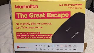 Manhattan T4R TV Recorder UNBOXING FINALLY HERE 2024 [upl. by Seraphina]