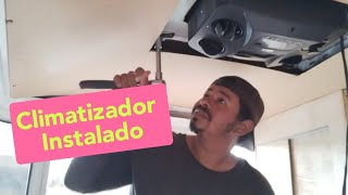 Instalação do Climatizador projeto casa konbi motorhome EP9 [upl. by Udela504]