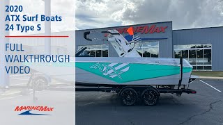 2020 ATX Surf Boats 24 Type S  MarineMax Greenville [upl. by Aniuqahs]