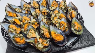 MEJILLONES al AJILLO  UNA RECETA CON SALSA DE AJO QUE NUNCA FALLA [upl. by Nileuqaj]