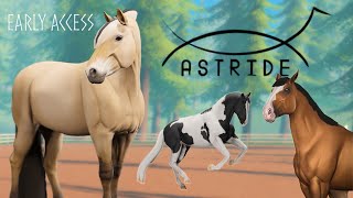 PLAYING ASTRIDE FOR THE FIRST TIME NEW HORSE GAME FIRST LOOK AT ASTRIDES EARLY ACCESS [upl. by Daveen]