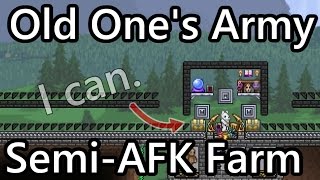 PATCHED Terraria  SemiAFK Old Ones Army Event Farm [upl. by Joiner]