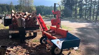 Was I Wrong Wood splitter stacking firewood [upl. by Earley]