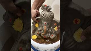 ganeshnimarjanam ganapati ganapatibappamorya 2024 youtube environment friendly shorts 🙏🏻 [upl. by Sanyu]