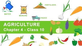 Agriculture  Chapter 4 Geography NCERT Class 10 [upl. by Anirtep]