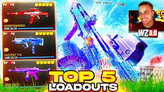 TOP 5 NEW META LOADOUTS in Warzone After Update Best Class Setups [upl. by Lazar]