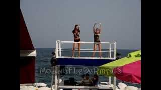 Antalya Beach park Dance Show Mollig Fledermaus cam antalya4 [upl. by Acinhoj]