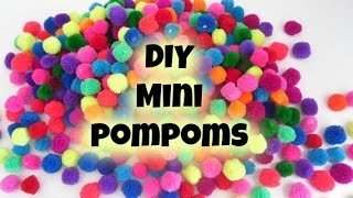 DIY Mini Pompoms [upl. by Tolland891]