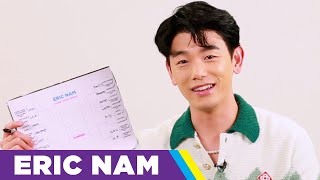 Eric Nam Ranks His Songs [upl. by Urian847]