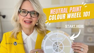 How to choose neutral paint colours to go with your home  Maria Killam [upl. by Otnas156]